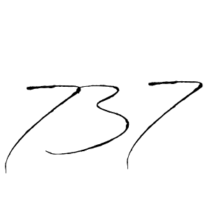 How to Draw 737 signature style? Antro_Vectra is a latest design signature styles for name 737. 737 signature style 6 images and pictures png