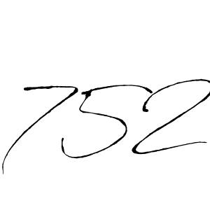 Design your own signature with our free online signature maker. With this signature software, you can create a handwritten (Antro_Vectra) signature for name 752. 752 signature style 6 images and pictures png