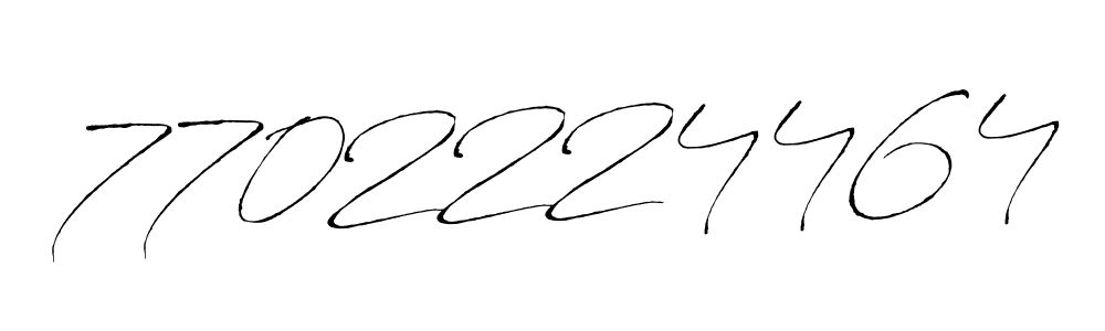 7702224464 stylish signature style. Best Handwritten Sign (Antro_Vectra) for my name. Handwritten Signature Collection Ideas for my name 7702224464. 7702224464 signature style 6 images and pictures png