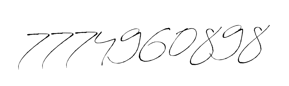 It looks lik you need a new signature style for name 7774960898. Design unique handwritten (Antro_Vectra) signature with our free signature maker in just a few clicks. 7774960898 signature style 6 images and pictures png