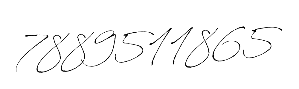 The best way (Antro_Vectra) to make a short signature is to pick only two or three words in your name. The name 7889511865 include a total of six letters. For converting this name. 7889511865 signature style 6 images and pictures png