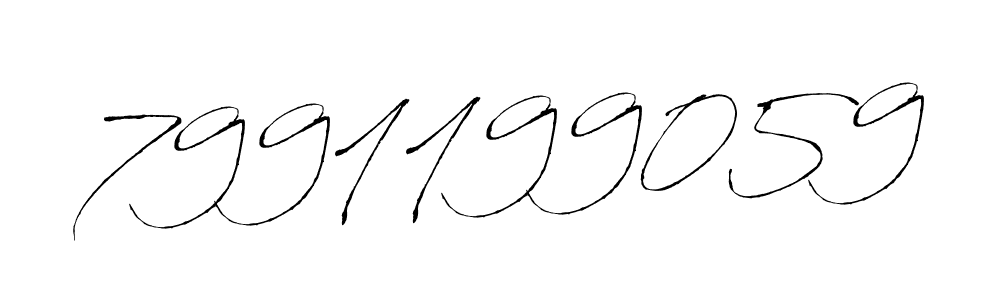 Make a beautiful signature design for name 7991199059. Use this online signature maker to create a handwritten signature for free. 7991199059 signature style 6 images and pictures png