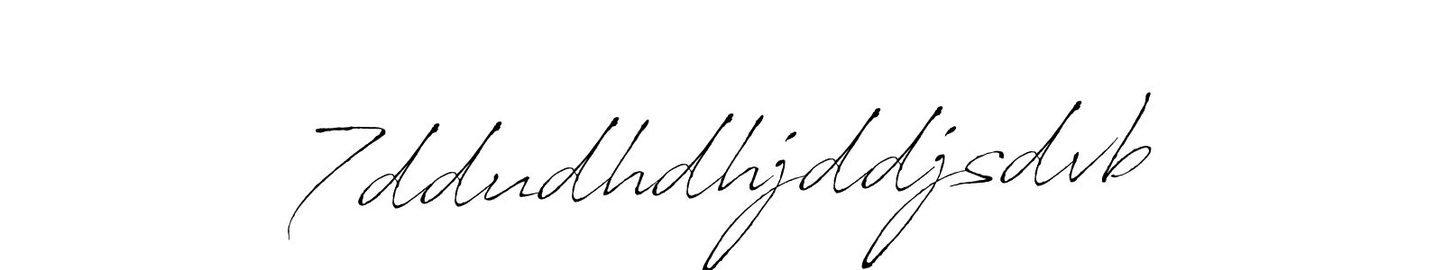 Make a beautiful signature design for name 7ddudhdhjddjsdvb. With this signature (Antro_Vectra) style, you can create a handwritten signature for free. 7ddudhdhjddjsdvb signature style 6 images and pictures png