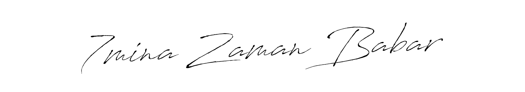 Once you've used our free online signature maker to create your best signature Antro_Vectra style, it's time to enjoy all of the benefits that 7mina Zaman Babar name signing documents. 7mina Zaman Babar signature style 6 images and pictures png