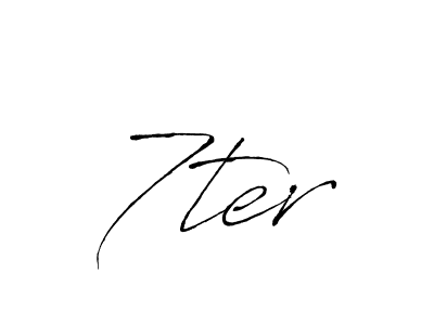 This is the best signature style for the 7ter name. Also you like these signature font (Antro_Vectra). Mix name signature. 7ter signature style 6 images and pictures png