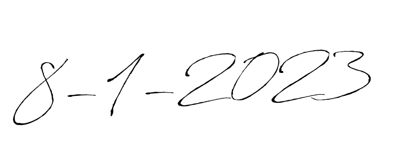 Also we have 8-1-2023 name is the best signature style. Create professional handwritten signature collection using Antro_Vectra autograph style. 8-1-2023 signature style 6 images and pictures png