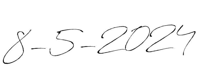 How to make 8-5-2024 name signature. Use Antro_Vectra style for creating short signs online. This is the latest handwritten sign. 8-5-2024 signature style 6 images and pictures png