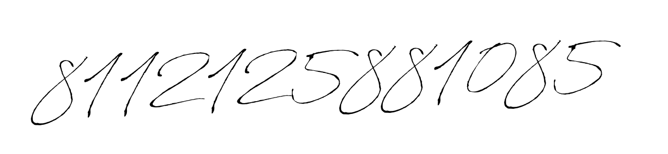 Create a beautiful signature design for name 8112125881085. With this signature (Antro_Vectra) fonts, you can make a handwritten signature for free. 8112125881085 signature style 6 images and pictures png