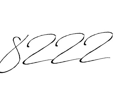 The best way (Antro_Vectra) to make a short signature is to pick only two or three words in your name. The name 8222 include a total of six letters. For converting this name. 8222 signature style 6 images and pictures png