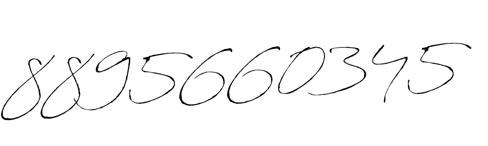 How to make 8895660345 name signature. Use Antro_Vectra style for creating short signs online. This is the latest handwritten sign. 8895660345 signature style 6 images and pictures png