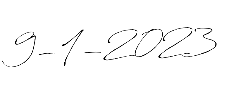 How to make 9-1-2023 signature? Antro_Vectra is a professional autograph style. Create handwritten signature for 9-1-2023 name. 9-1-2023 signature style 6 images and pictures png