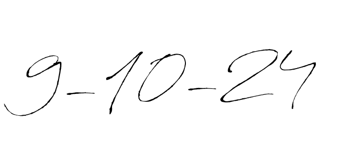 How to make 9-10-24 signature? Antro_Vectra is a professional autograph style. Create handwritten signature for 9-10-24 name. 9-10-24 signature style 6 images and pictures png