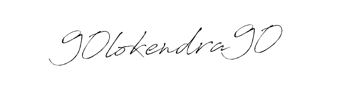 90lokendra90 stylish signature style. Best Handwritten Sign (Antro_Vectra) for my name. Handwritten Signature Collection Ideas for my name 90lokendra90. 90lokendra90 signature style 6 images and pictures png