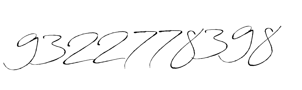 Make a beautiful signature design for name 9322778398. With this signature (Antro_Vectra) style, you can create a handwritten signature for free. 9322778398 signature style 6 images and pictures png