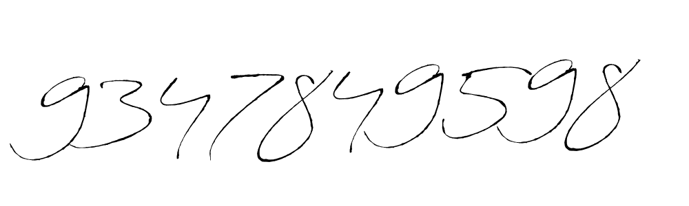 This is the best signature style for the 9347849598 name. Also you like these signature font (Antro_Vectra). Mix name signature. 9347849598 signature style 6 images and pictures png