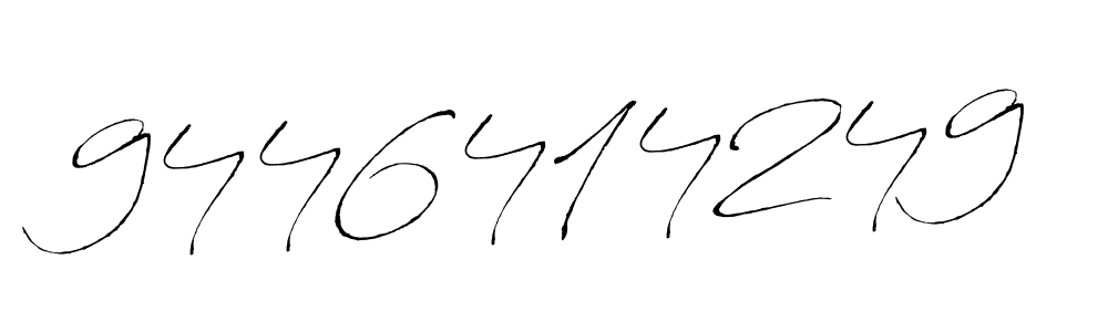 How to make 9446414249 name signature. Use Antro_Vectra style for creating short signs online. This is the latest handwritten sign. 9446414249 signature style 6 images and pictures png