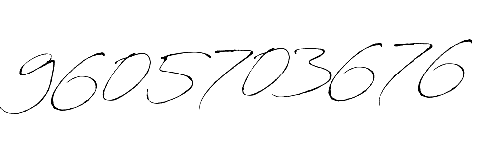 9605703676 stylish signature style. Best Handwritten Sign (Antro_Vectra) for my name. Handwritten Signature Collection Ideas for my name 9605703676. 9605703676 signature style 6 images and pictures png