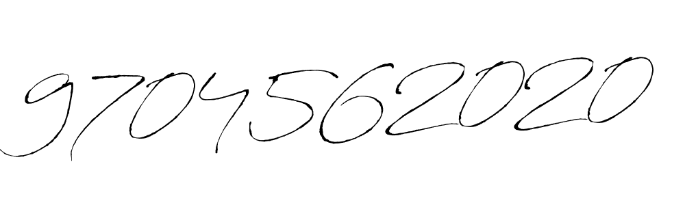 Also You can easily find your signature by using the search form. We will create 9704562020 name handwritten signature images for you free of cost using Antro_Vectra sign style. 9704562020 signature style 6 images and pictures png