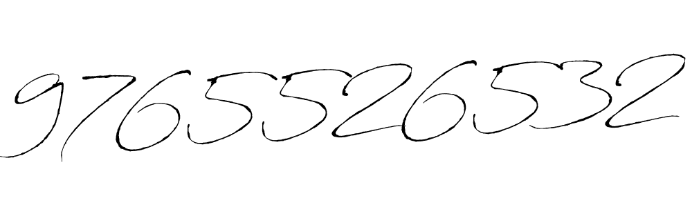 Create a beautiful signature design for name 9765526532. With this signature (Antro_Vectra) fonts, you can make a handwritten signature for free. 9765526532 signature style 6 images and pictures png