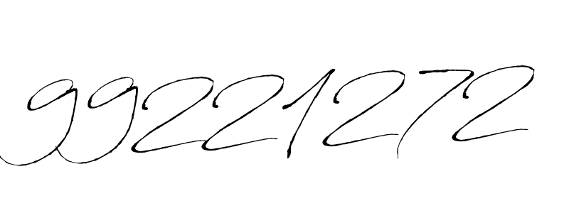 Create a beautiful signature design for name 99221272. With this signature (Antro_Vectra) fonts, you can make a handwritten signature for free. 99221272 signature style 6 images and pictures png