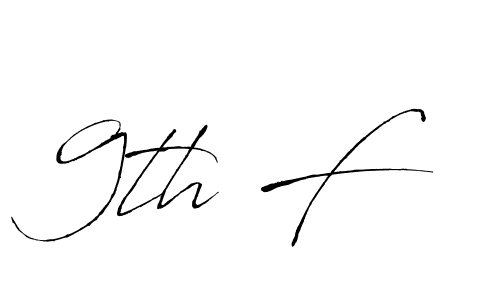 How to make 9th F name signature. Use Antro_Vectra style for creating short signs online. This is the latest handwritten sign. 9th F signature style 6 images and pictures png