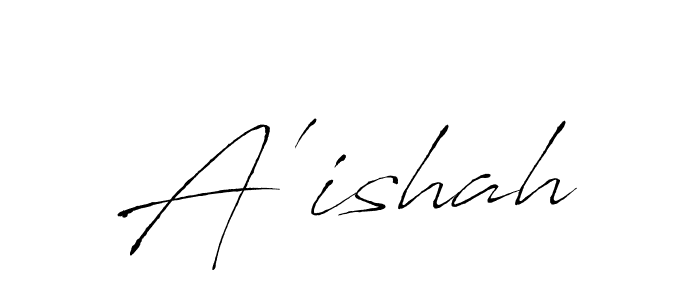 Make a beautiful signature design for name A'ishah. Use this online signature maker to create a handwritten signature for free. A'ishah signature style 6 images and pictures png