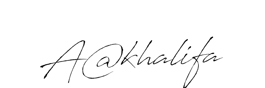 Also we have A@khalifa name is the best signature style. Create professional handwritten signature collection using Antro_Vectra autograph style. A@khalifa signature style 6 images and pictures png