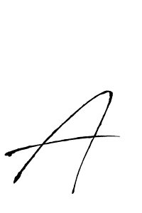 How to make A  signature? Antro_Vectra is a professional autograph style. Create handwritten signature for A  name. A  signature style 6 images and pictures png