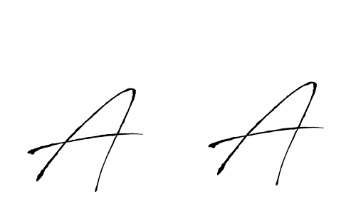 You should practise on your own different ways (Antro_Vectra) to write your name (A   A) in signature. don't let someone else do it for you. A   A signature style 6 images and pictures png