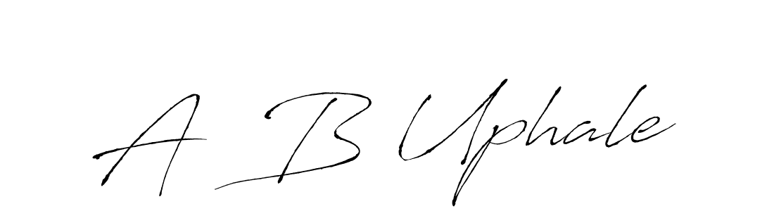 Best and Professional Signature Style for A  B Uphale. Antro_Vectra Best Signature Style Collection. A  B Uphale signature style 6 images and pictures png