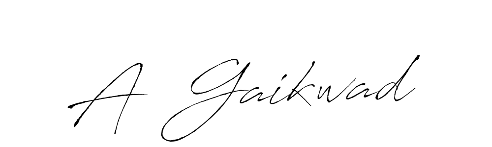 How to Draw A  Gaikwad signature style? Antro_Vectra is a latest design signature styles for name A  Gaikwad. A  Gaikwad signature style 6 images and pictures png