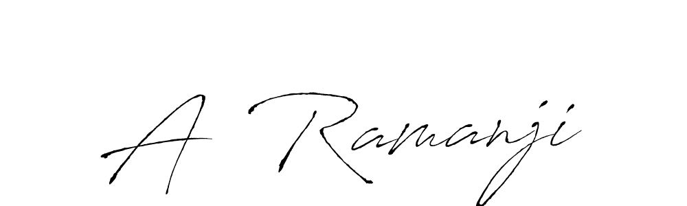 You can use this online signature creator to create a handwritten signature for the name A  Ramanji. This is the best online autograph maker. A  Ramanji signature style 6 images and pictures png