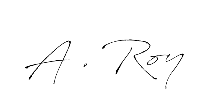 The best way (Antro_Vectra) to make a short signature is to pick only two or three words in your name. The name A . Roy include a total of six letters. For converting this name. A . Roy signature style 6 images and pictures png