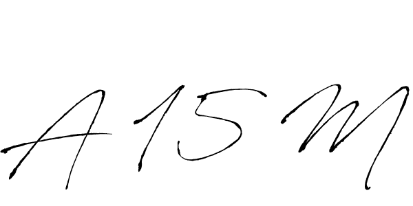 Similarly Antro_Vectra is the best handwritten signature design. Signature creator online .You can use it as an online autograph creator for name A 15 M. A 15 M signature style 6 images and pictures png