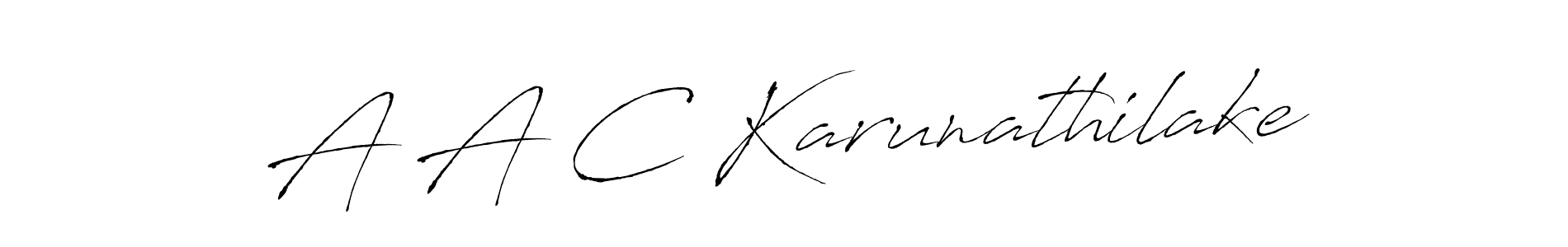 Make a beautiful signature design for name A A C Karunathilake. Use this online signature maker to create a handwritten signature for free. A A C Karunathilake signature style 6 images and pictures png