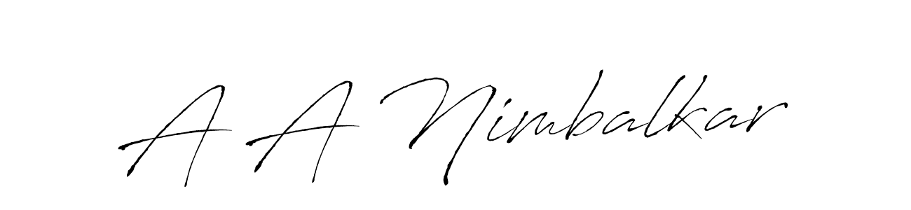 Best and Professional Signature Style for A A Nimbalkar. Antro_Vectra Best Signature Style Collection. A A Nimbalkar signature style 6 images and pictures png