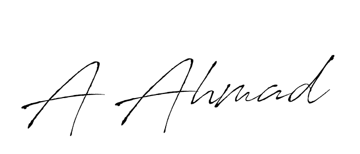 Design your own signature with our free online signature maker. With this signature software, you can create a handwritten (Antro_Vectra) signature for name A Ahmad. A Ahmad signature style 6 images and pictures png