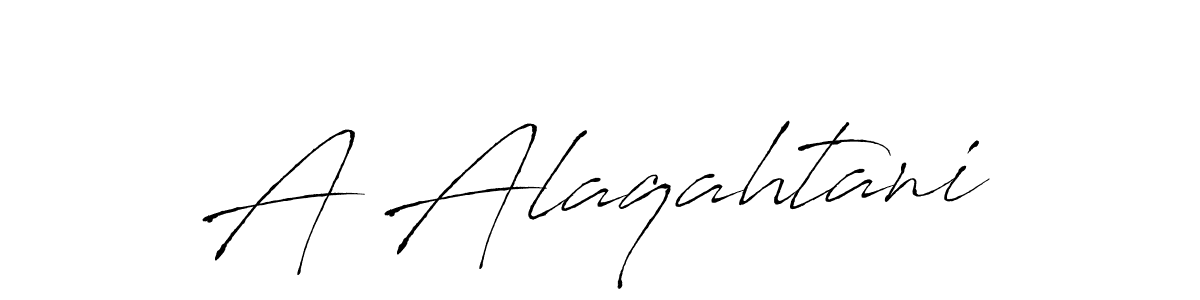 The best way (Antro_Vectra) to make a short signature is to pick only two or three words in your name. The name A Alaqahtani include a total of six letters. For converting this name. A Alaqahtani signature style 6 images and pictures png