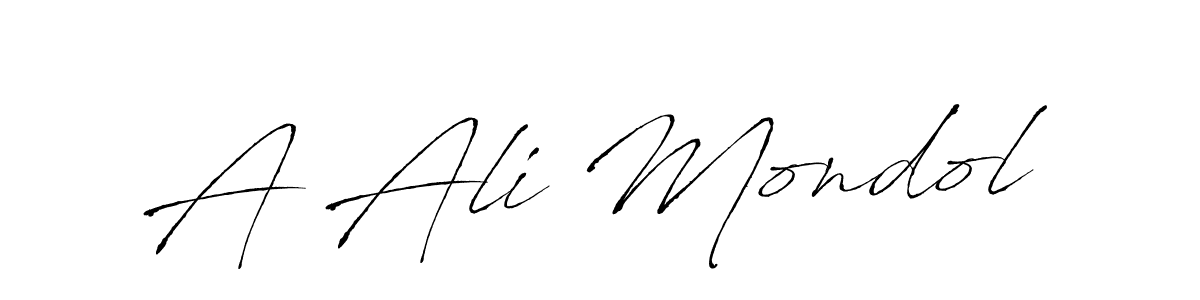 You can use this online signature creator to create a handwritten signature for the name A Ali Mondol. This is the best online autograph maker. A Ali Mondol signature style 6 images and pictures png