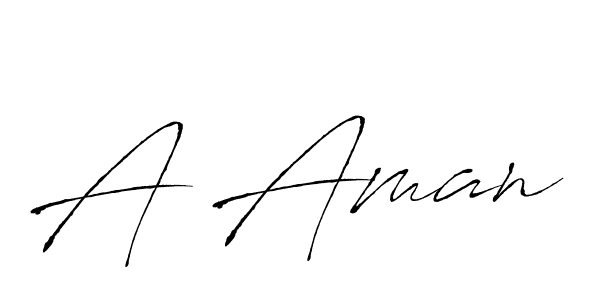 Create a beautiful signature design for name A Aman. With this signature (Antro_Vectra) fonts, you can make a handwritten signature for free. A Aman signature style 6 images and pictures png
