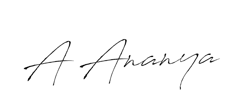 The best way (Antro_Vectra) to make a short signature is to pick only two or three words in your name. The name A Ananya include a total of six letters. For converting this name. A Ananya signature style 6 images and pictures png