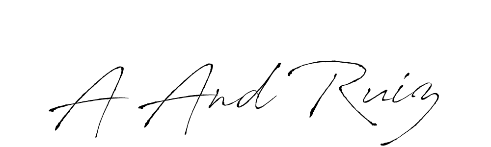 Make a beautiful signature design for name A And Ruiz. Use this online signature maker to create a handwritten signature for free. A And Ruiz signature style 6 images and pictures png