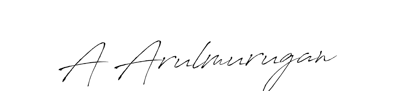 How to make A Arulmurugan signature? Antro_Vectra is a professional autograph style. Create handwritten signature for A Arulmurugan name. A Arulmurugan signature style 6 images and pictures png