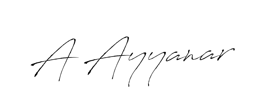 Make a beautiful signature design for name A Ayyanar. With this signature (Antro_Vectra) style, you can create a handwritten signature for free. A Ayyanar signature style 6 images and pictures png
