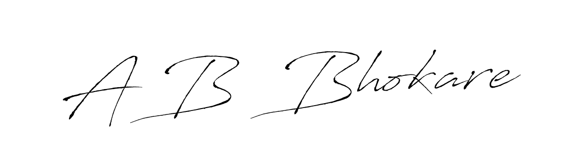 Here are the top 10 professional signature styles for the name A B  Bhokare. These are the best autograph styles you can use for your name. A B  Bhokare signature style 6 images and pictures png