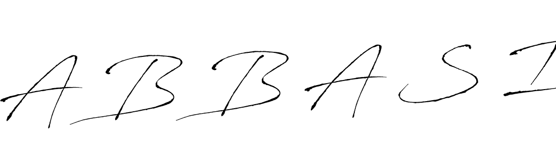 A B B A S I stylish signature style. Best Handwritten Sign (Antro_Vectra) for my name. Handwritten Signature Collection Ideas for my name A B B A S I. A B B A S I signature style 6 images and pictures png