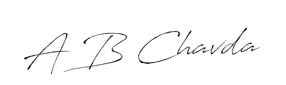 Also we have A B Chavda name is the best signature style. Create professional handwritten signature collection using Antro_Vectra autograph style. A B Chavda signature style 6 images and pictures png