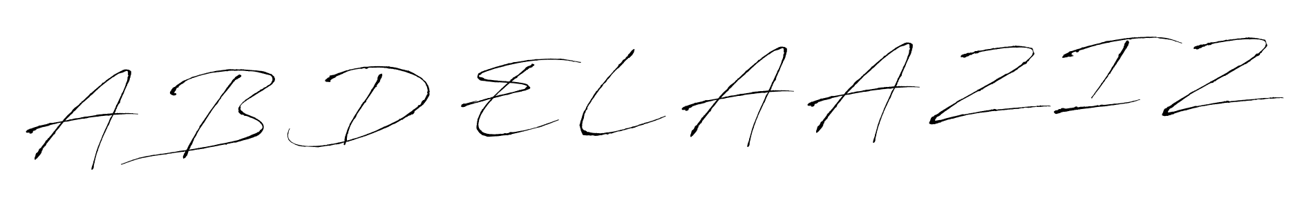 Design your own signature with our free online signature maker. With this signature software, you can create a handwritten (Antro_Vectra) signature for name A B D E L A A Z I Z. A B D E L A A Z I Z signature style 6 images and pictures png