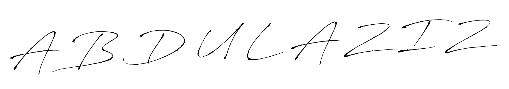 Also You can easily find your signature by using the search form. We will create A B D U L A Z I Z name handwritten signature images for you free of cost using Antro_Vectra sign style. A B D U L A Z I Z signature style 6 images and pictures png