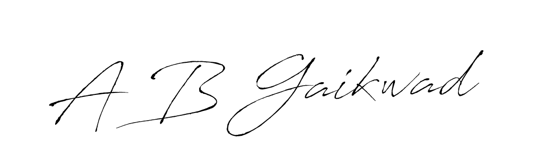 You should practise on your own different ways (Antro_Vectra) to write your name (A B Gaikwad) in signature. don't let someone else do it for you. A B Gaikwad signature style 6 images and pictures png